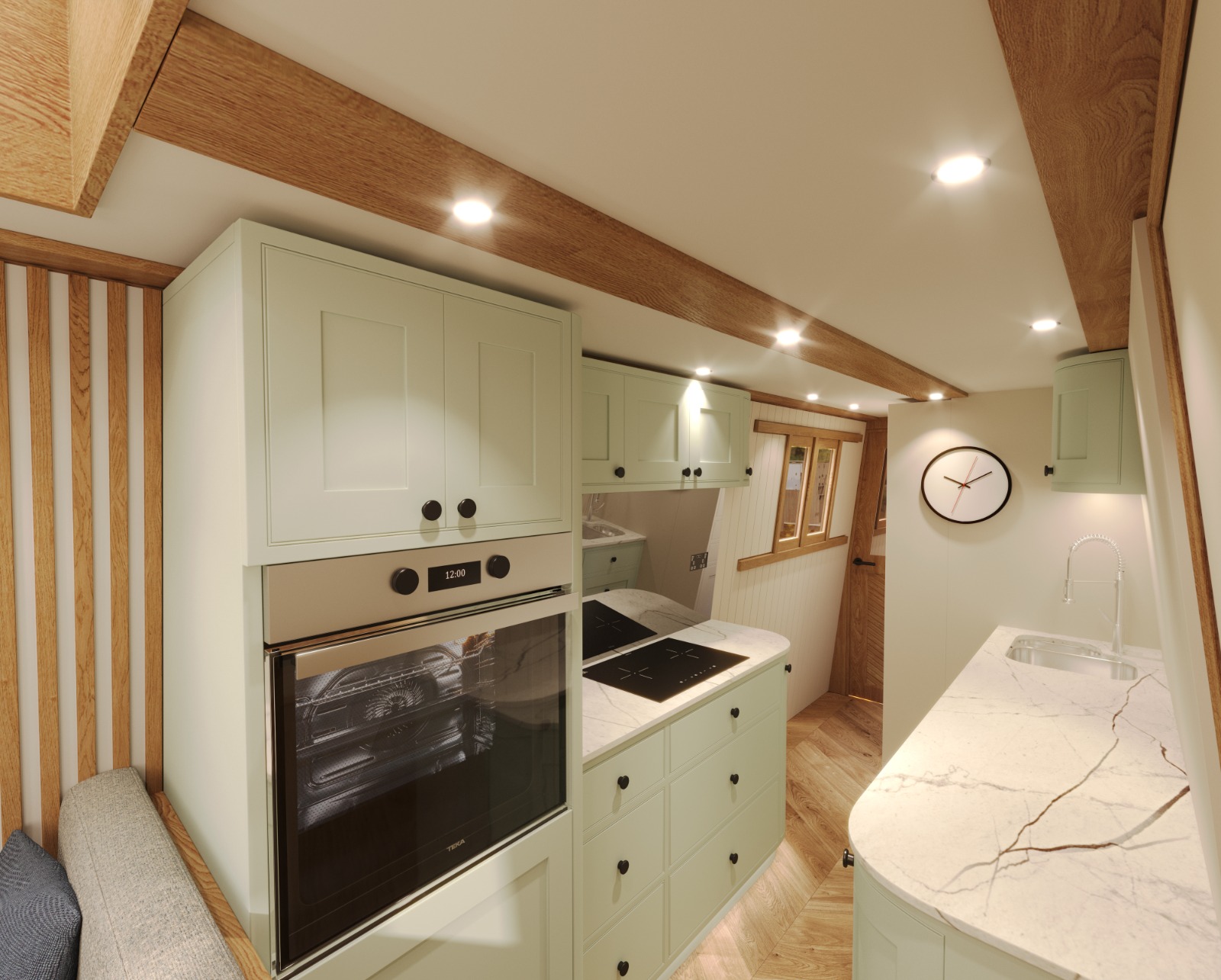Contemporary Oakums interior